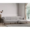 Atelier del Sofa Ugaona garnitura Aren 145x43x206cm Siva