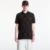 Majice Fred Perry Argyle Print Fred Perry Shirt Black M