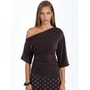 Busem Bluza temno rjava