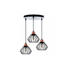 Luster na sajli PORTO 3xE27/40W/230V