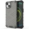 TPU gel ovitek Honeycomb za iPhone 14 Plus - črn