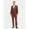 BOSS Obleka H-Huge 50546080 Rjava Slim Fit