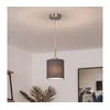 Brilagi - LED luster na sajli NUBILA 1xE27/60W/230V prečnik 14 cm antracit