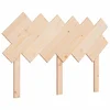 Vidaxl Posteljno vzglavje 122,5x3x80,5 cm trdna borovina