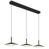 Globo 15635S-3 - LED luster na sajli LAMPONE LED/24W/230V 4000K crna