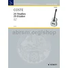 COSTE: 25 STUDIES OP.38 NOTE