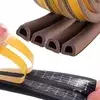 OEM Samolepilno Tesnilo Tip D za Okna v Vratih – EPDM Guma, 100 M, Rjavo, 3–7 Mm Reža, 9x8 Mm