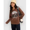 Roxy Eastside Mid ženska majica z dolgimi rokavi chestnut