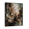 Canvas Slika na platnu Apstraktna i dinamična kompozicija, 100x125cm, Sa ramom, Crni