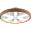 Brilliant - LED RGBW prigušiva plafonski ventilator GAIANO LED/24W/230V + daljinski upravljač