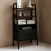 Hanah Home polica za knjige CPT4671-75, 75 cm, crna