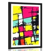 Plakat s paspartujem stilski pop art - 60x90 white