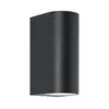 Zuma Line SJ20210-2W - spoljašnje zidno svetlo HARMONIA 2xGU10/35W/230V IP44 crna