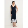 Obleka Pepe Jeans OLLIE DRESS mornarsko modra barva, PL953717