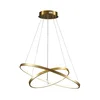 LED luster LEA na sajli, 35 W, 230 V, 4000 K, prečnik 60 cm, zlatna