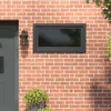 vidaXL vidaXL Okno za klet RISOR 110 x 50 cm PVC in steklo Antracit, (5000215260)