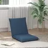 vidaXL Tlorisni stol Modra 54 x 64 x 59 cm blago