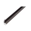 PROFIL KOTNI PVC 10x10x1mm 1m ČRN | Topdom