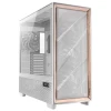 ANTEC flux pro white full tower okno leseno belo/rjavo gaming ohišje