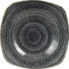 CHURCHILL Homespun Charcoal Black globok krožnik, kvadraten, dolžina: 235 mm (12 kos)