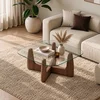 Hanah Home klub sto Kare, 80 cm, orah