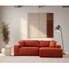 Atelier del Sofa Ugaona garnitura Pirlo 145x43x206cm Narandžasta