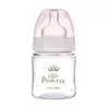 Canpol baby flašica 120ml široki vrat, pp - royal baby - pink