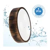 Kupatilsko plafonsko svetlo OAK SMOKY 3xE27/15W/230V IP54, prečnik 37,5 cm, hrast/braon