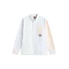 Tommy Jeans Srajca svetlo modra/smaragd/oranžna/bela