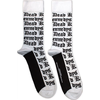 Dead Kennedys Nogavice Gothic Logo Pattern White 40-45