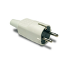 Famatel Strujni utikač 4.8mm Schuko, 2P+E, 16A/250V, bijeli - 1104-B