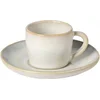 Skodelica za kavo s krožničkom Costa Nova Brisa 70 ml, slano bela