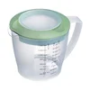 Mixing and measuring mug, with lid, plastic, 1400ml, Green Mint - West