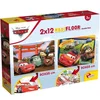 Lisciani Set slagalica-bojanka Maxi Cars 86542, 2 x 12 delova