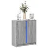 Komoda s LED svjetlima boja hrasta sonome 77x34x85 cm drvena