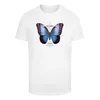 Mens T-shirt Become the Change Butterfly white