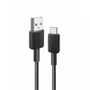 ANKER 322 USB tip-A na USB tip-C kabl M/M 0.9m, 18W, pleteni, crni