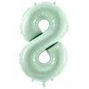 Folija balon številka 8 EIGHT zelen 72 cm