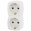RAZDELILNIK/ADAPTER EMOS 2 ŠUKO BEL