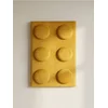 Sinsay - Baršunasti tapacirani panel u obliku kocke - žuto