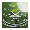 Flexistyle Moderna tiha stenska ura Green Branch