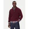 Barbour Pulover Tisbury MKN1187RE53 Bordo rdeča Regular Fit