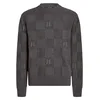 Karl Lagerfeld Pulover temno siva