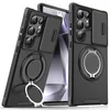 Maska za telefon Samsung S938B Galaxy S25 Ultra CAMSHIELD RING STAND, Crna