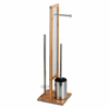 WENKO 24391100 - WC četka RIVALTA 18x70 cm braon/bela/crna