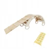 Olakids Montessori gugalnica z blazino (rumena) in toboganom, naravna, 85 cm, 5 v 1, 7 v 1