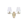 Ideal Lux - Kristalna zidna lampa PEGASO 2xE14/28W/230V zlatna