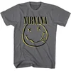 Nirvana Majica Inverse Smiley Charcoal M