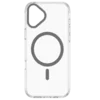 Transparent Color Ring MagSafe maska za iPhone 17 – Siva