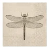 Eko serviete za decoupage Dragonfly - 1 kos (Serviete za)